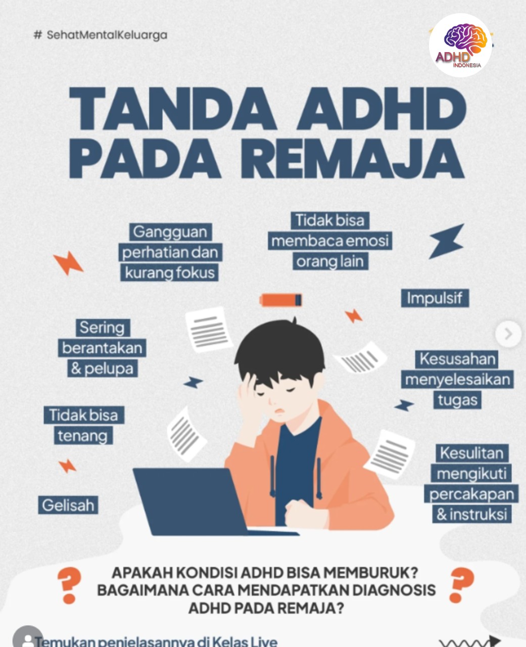 Screening ADHD Non-Diagnostik: Edukasi Awal bagi Orang Tua di Kabupaten Tanjung Jabung Timur